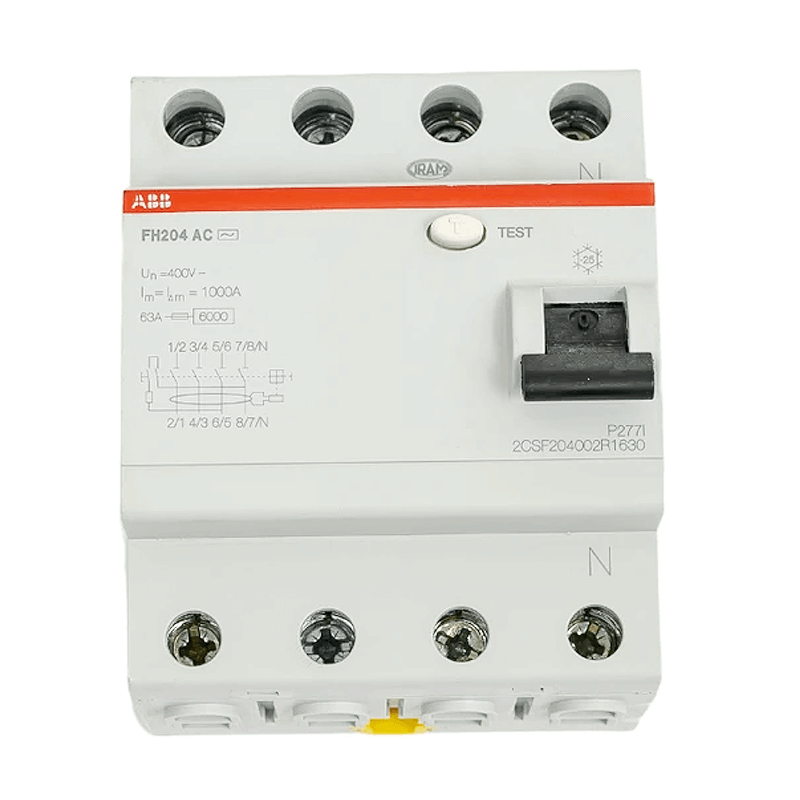 เบรคเกอร์กันไฟดูด 25 แอมป์ 4 โพล ABB RCCB FH204 AC-25/0.03 (Type AC)_2